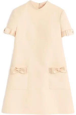 VALENTINO GARAVANI Abito corto in crêpe couture