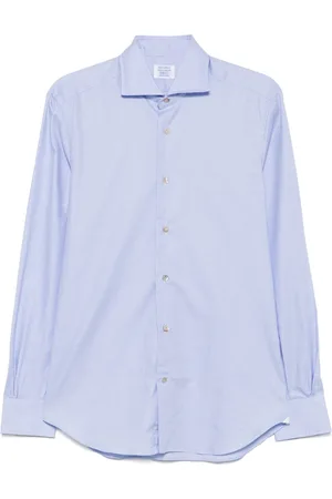 MAZZARELLI Camicia con motivo pied-de-poule