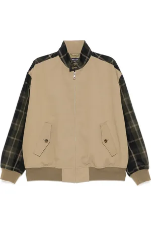 Comme des Garçons Giacca a quadri con zip