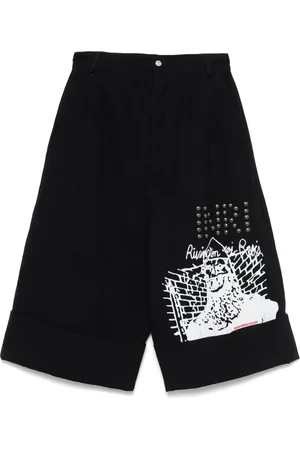 RRR-123 Shorts con stampa grafica