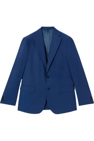 Brooks Brothers Blazer in lana vergine con revers a scialle