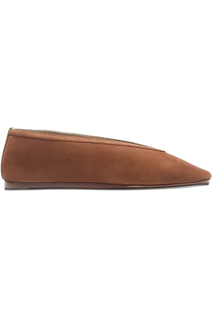 Le Monde Beryl Slippers in pelle scamosciata