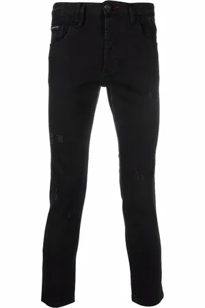 Philipp Plein Jeans slim con ricamo