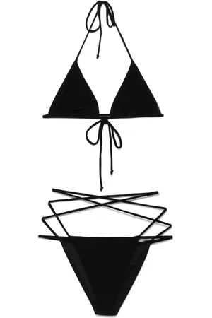 Norma Kamali Set bikini con spalline incrociate