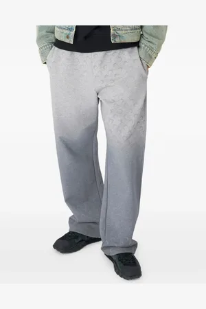 Marine Serre Pantaloni sportivi Moon con effetto schiarito