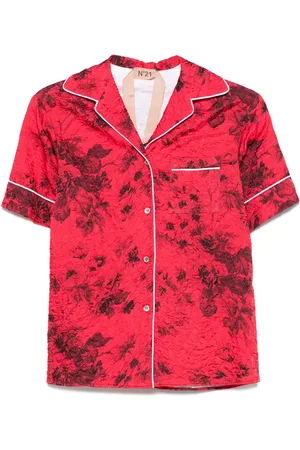Nº21 Camicia con profili a contrasto