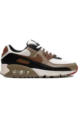 Nike Sneakers Air Max 90 "Phantom/Black/Fire Red/Light British Tan"