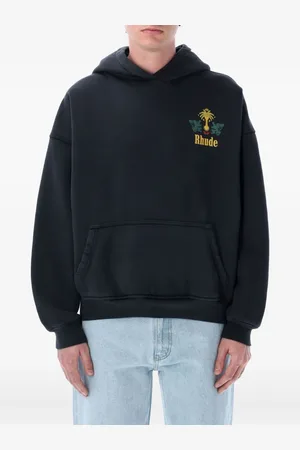 Rhude Felpa con cappuccio Tabaco