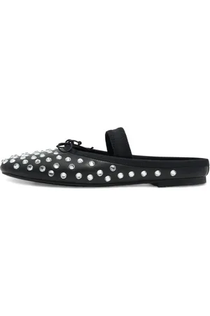 Bimba y Lola Ballerine in pelle con cristalli