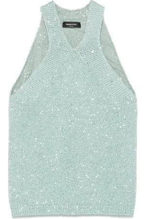 Fabiana Filippi Top con paillettes