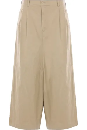 Comme des Garçons Pantaloni a gamba ampia in gabardine