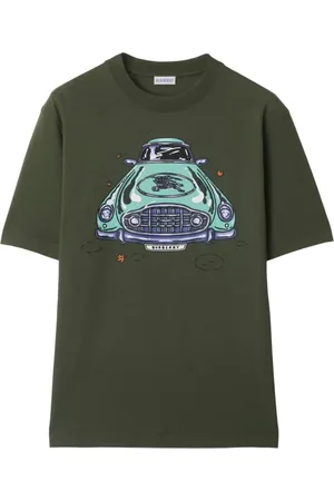 Burberry T-shirt in cotone con stampa