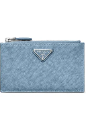 Prada Portacarte con finitura in rilievo