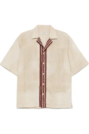 Tintoria Mattei Camicia in cotone con stampa