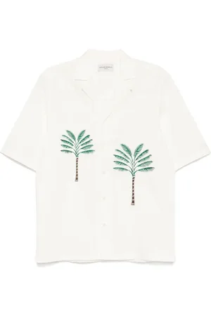 OFFICINE GENERALE Camicia Luis Palm Tree