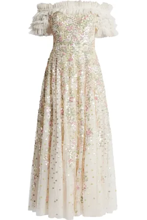 Needle & Thread Abito con paillettes