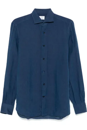 MAZZARELLI Camicia con spacchetto sul collo