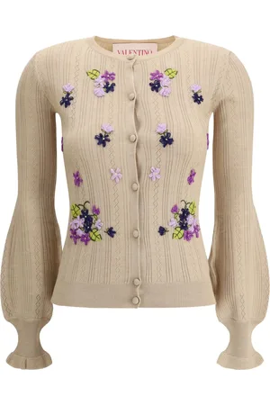 VALENTINO GARAVANI Cardigan con ricamo a fiori