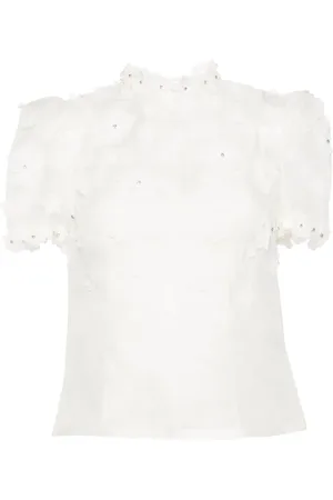 ZIMMERMANN Blusa Matchmaker Lift Off con applicazione