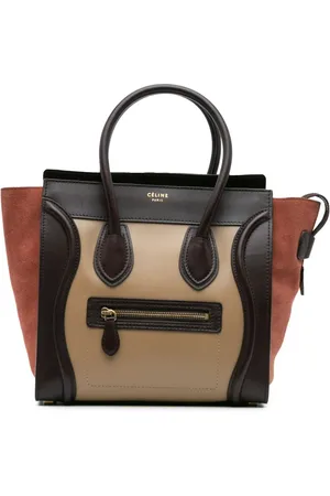Céline Borsa tote Micro Luggage in pelle tricolore 2012