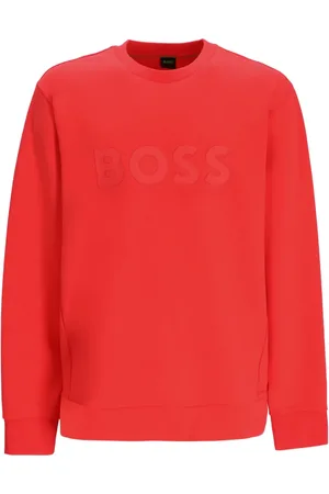 HUGO BOSS Felpa Salbo con logo goffrato