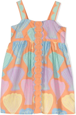Stella McCartney Abito svasato con stampa