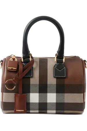 Burberry Borsa tote a quadri mini