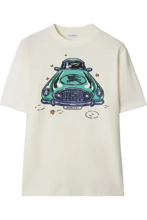 Burberry T-shirt in cotone con stampa