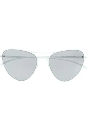 MYKITA Occhiali da sole con montatura stile pilota x Maison Margiela