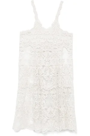 Maurizio Mykonos Abito midi in pizzo