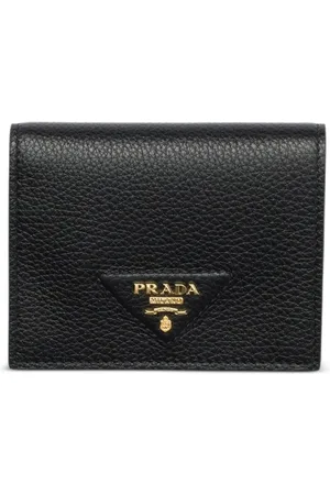 Prada Portafoglio piccolo in pelle zigrinata