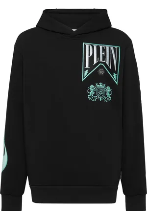 Philipp Plein Felpa Flame Racing con cappuccio