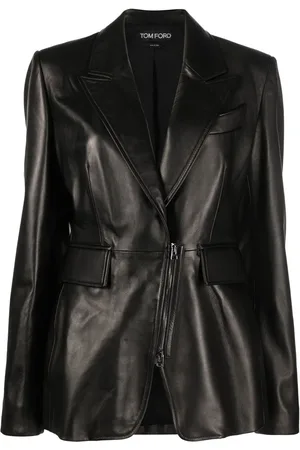 Tom Ford Blazer monopetto in pelle