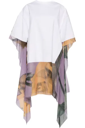 UNDERCOVER Abito modello T-shirt con inserti