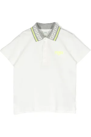 Fendi Polo con colletto a contrasto