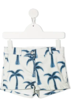 Stella McCartney Shorts denim con stampa
