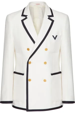 VALENTINO GARAVANI Blazer doppiopetto con dettaglio a V