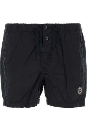 Stone Island Costume da bagno con applicazione Compass