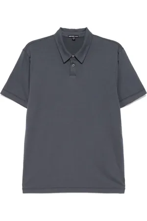 James Perse Polo Lotus con effetto spazzolato