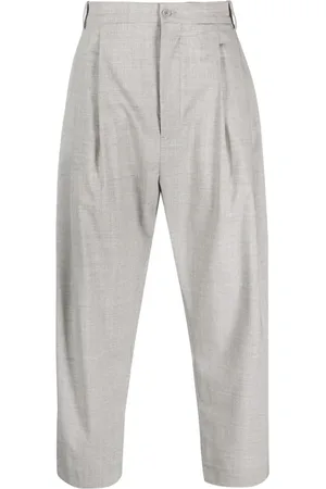 Hed Mayner Pantaloni con pieghe crop