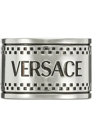 VERSACE Anello 90s Vintage Logo