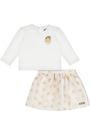 Moschino Set con gonna a cuori