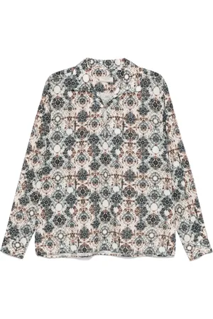 Tintoria Mattei Camicia con fantasia tie-dye