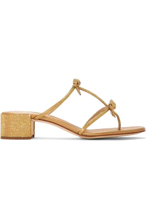 RENE CAOVILLA Sandali in pelle con strass