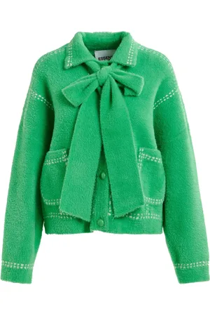 Essentiel Antwerp Cardigan con impunture a contrasto