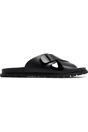 Neil Barrett Sandali slides con design a incrocio