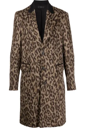 AMIRI Cappotto monopetto con stampa