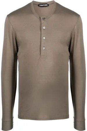 Tom Ford T-shirt girocollo a maniche lunghe