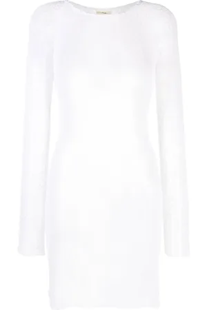 Ambra Maddalena Abito corto Andy in maglia traforata