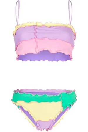 Sherris Bikini patchwork con design color-block